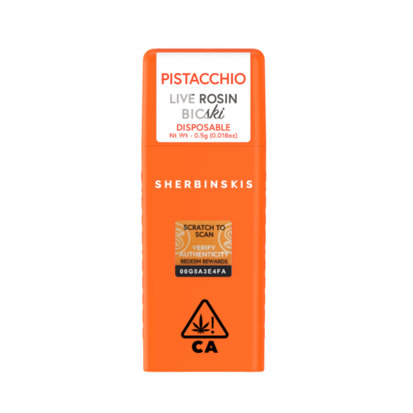 Sherbinskis Pistacchio Bicski Disposable Vape – 0.5g – HHC vape