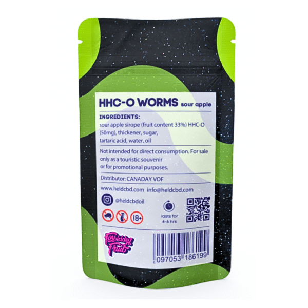 HHC-O Sour Apple Worms 500mg