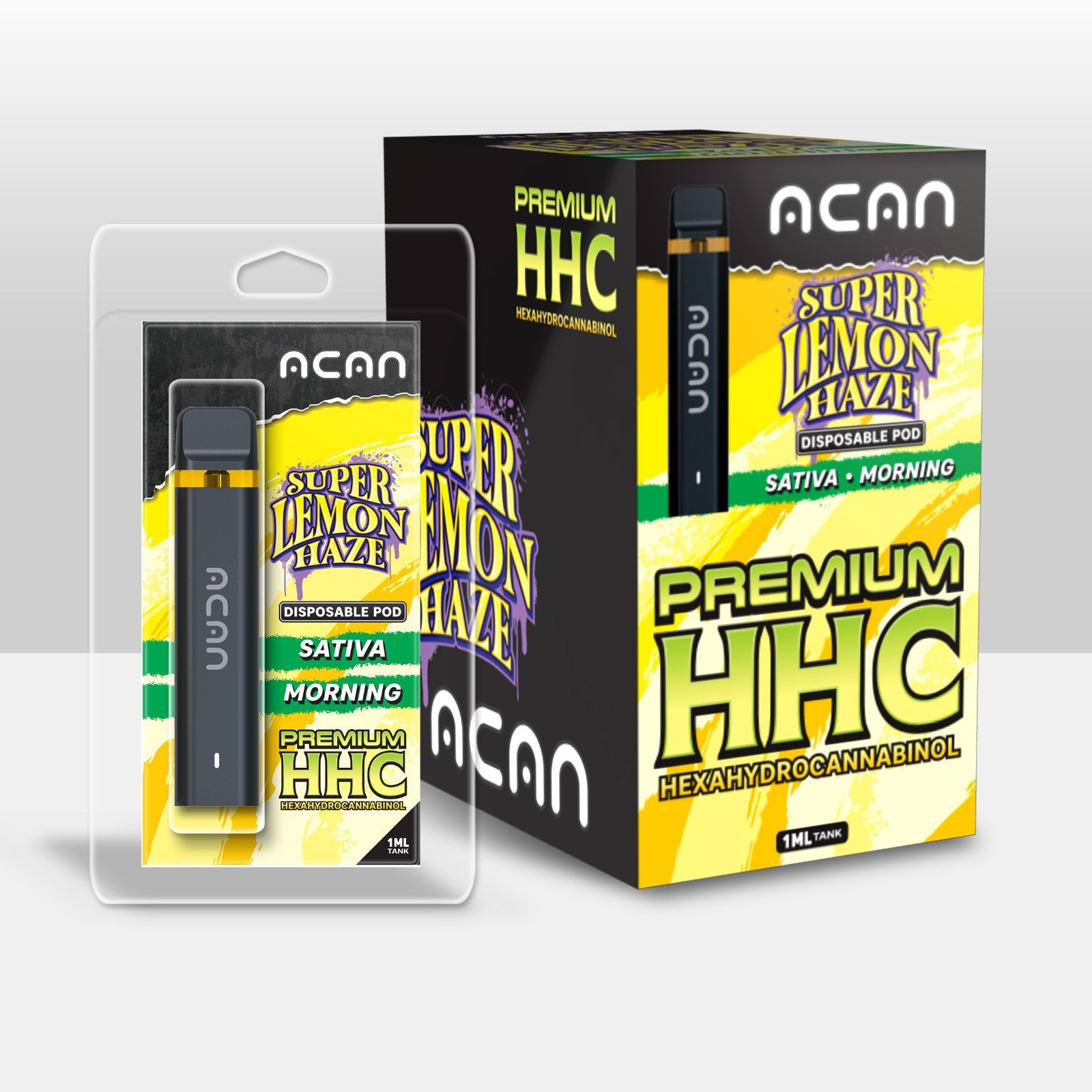 Acan Gold HHC Super Lemon Haze 1 ml Disposable – HHC Vape