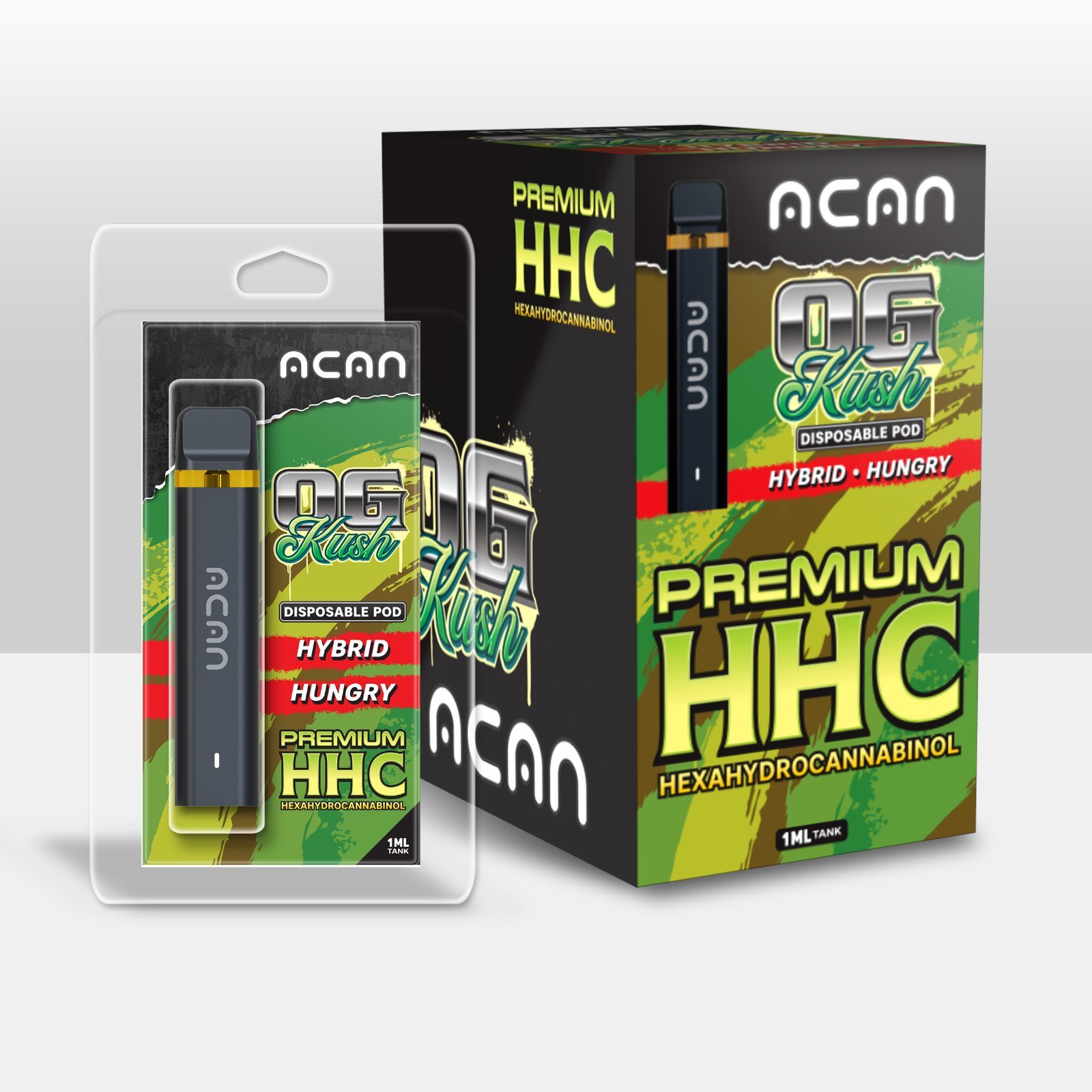 Acan Gold HHC OG Kush 1 ml Disposable – HHC Vape