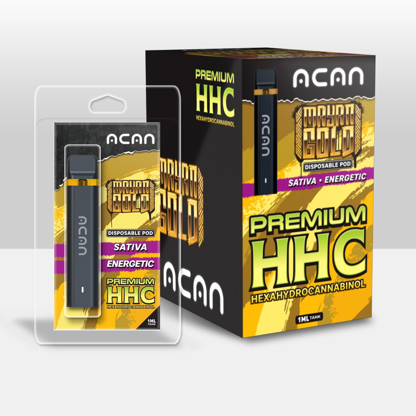 Acan Gold HHC Mayan Gold 1 ml Disposable