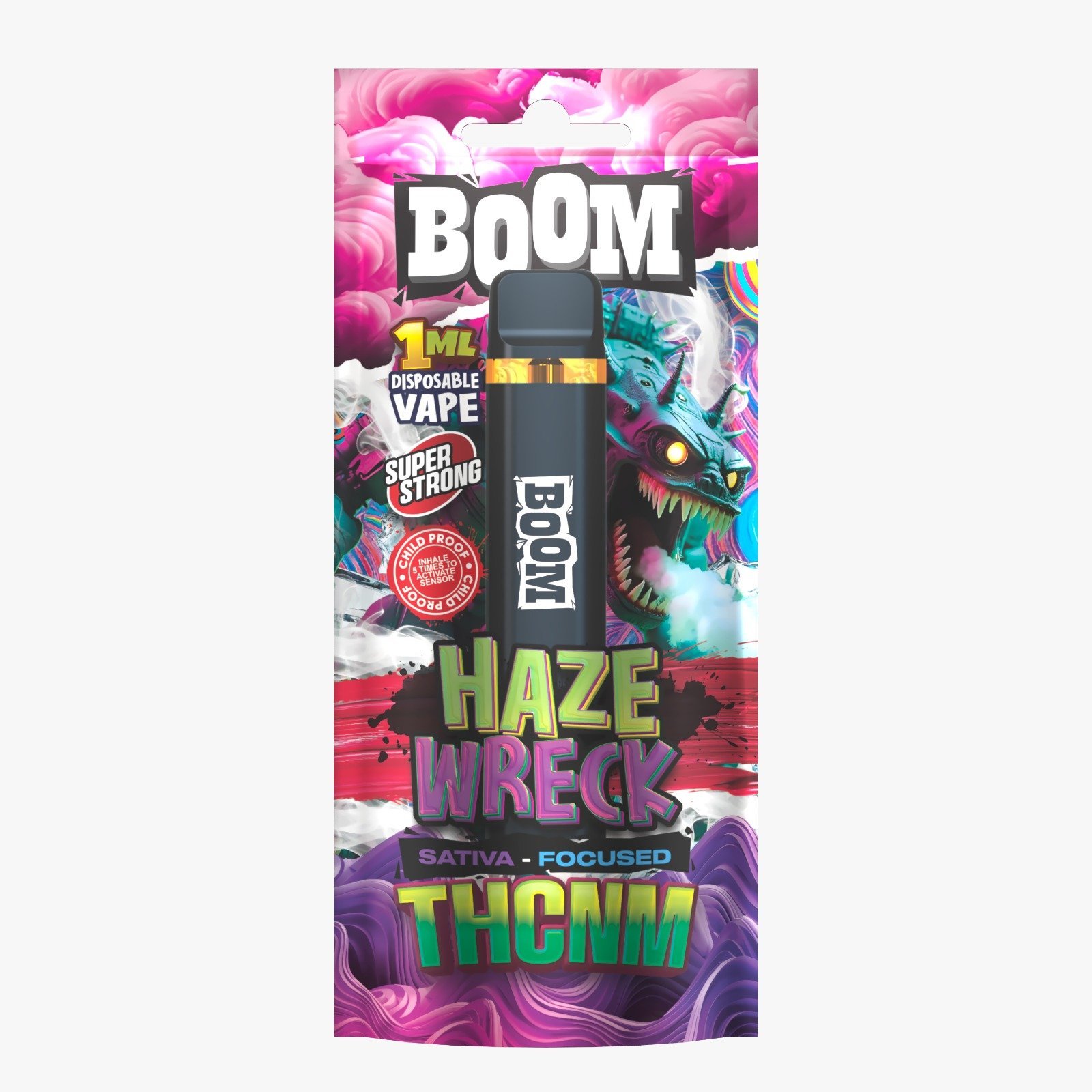 ACAN BOOM Haze Wreck THCNM 1ml vape – HHC vape