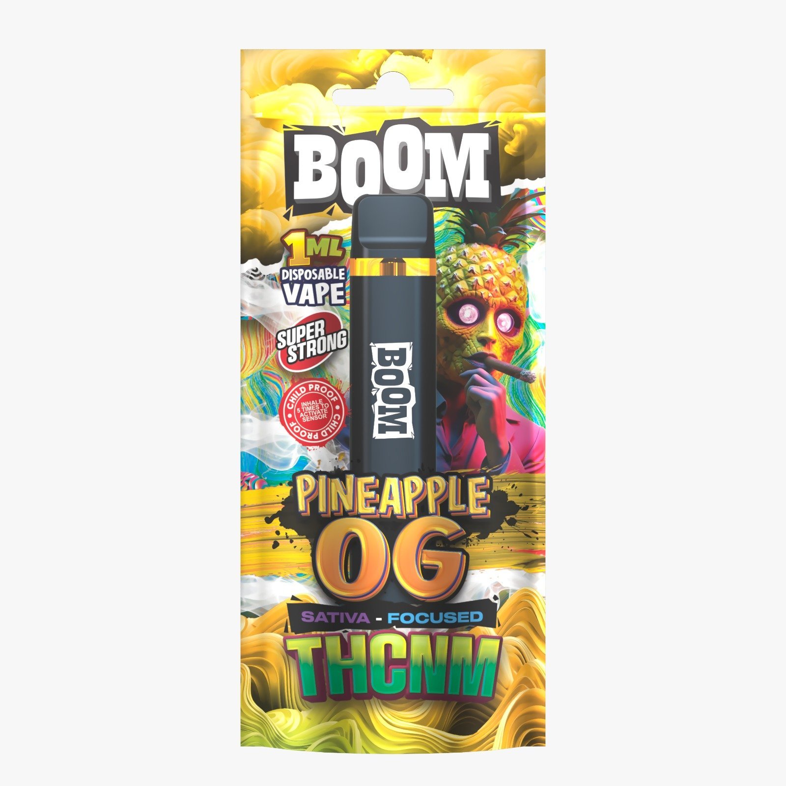 ACAN BOOM Pineapple THCNM 1 ml Vape – HHC vape