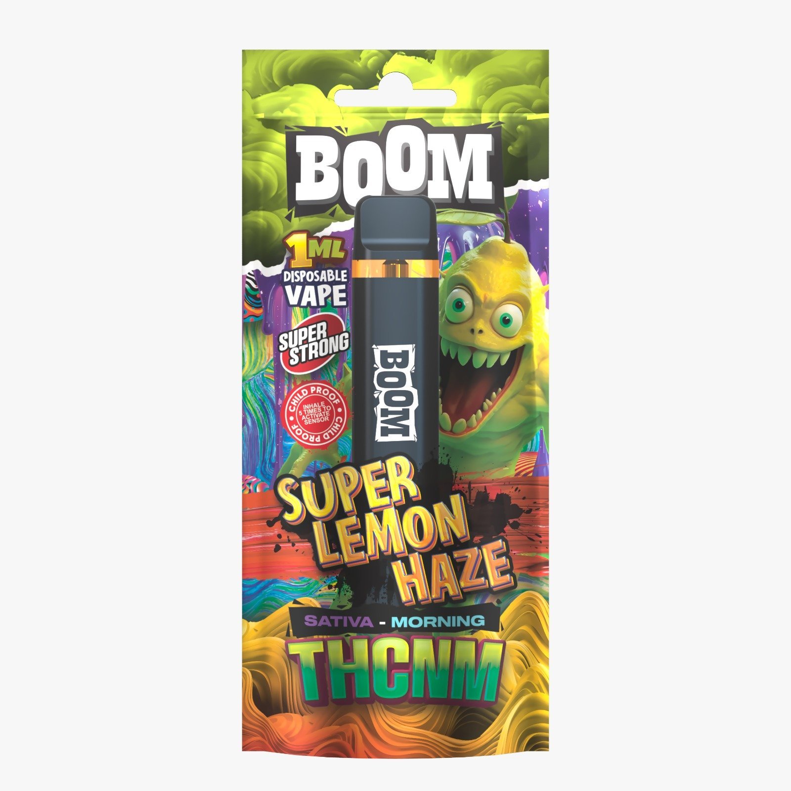 ACAN BOOM Super Lemon Haze THCNM 1ml vape – HHC vape