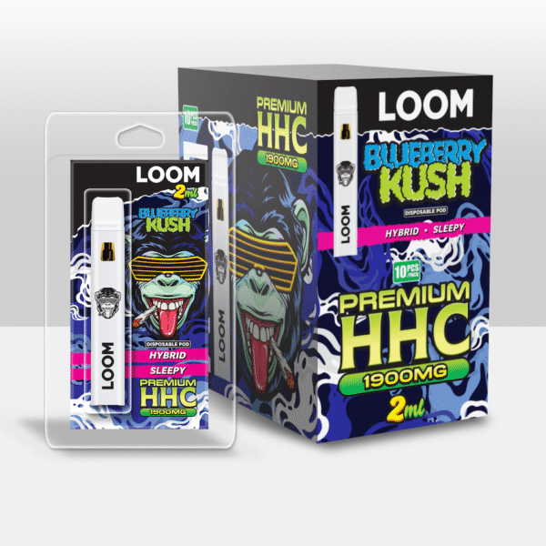 LOOM HHC Blueberry Kush 1900mg 2 ml Vape – HHC vape