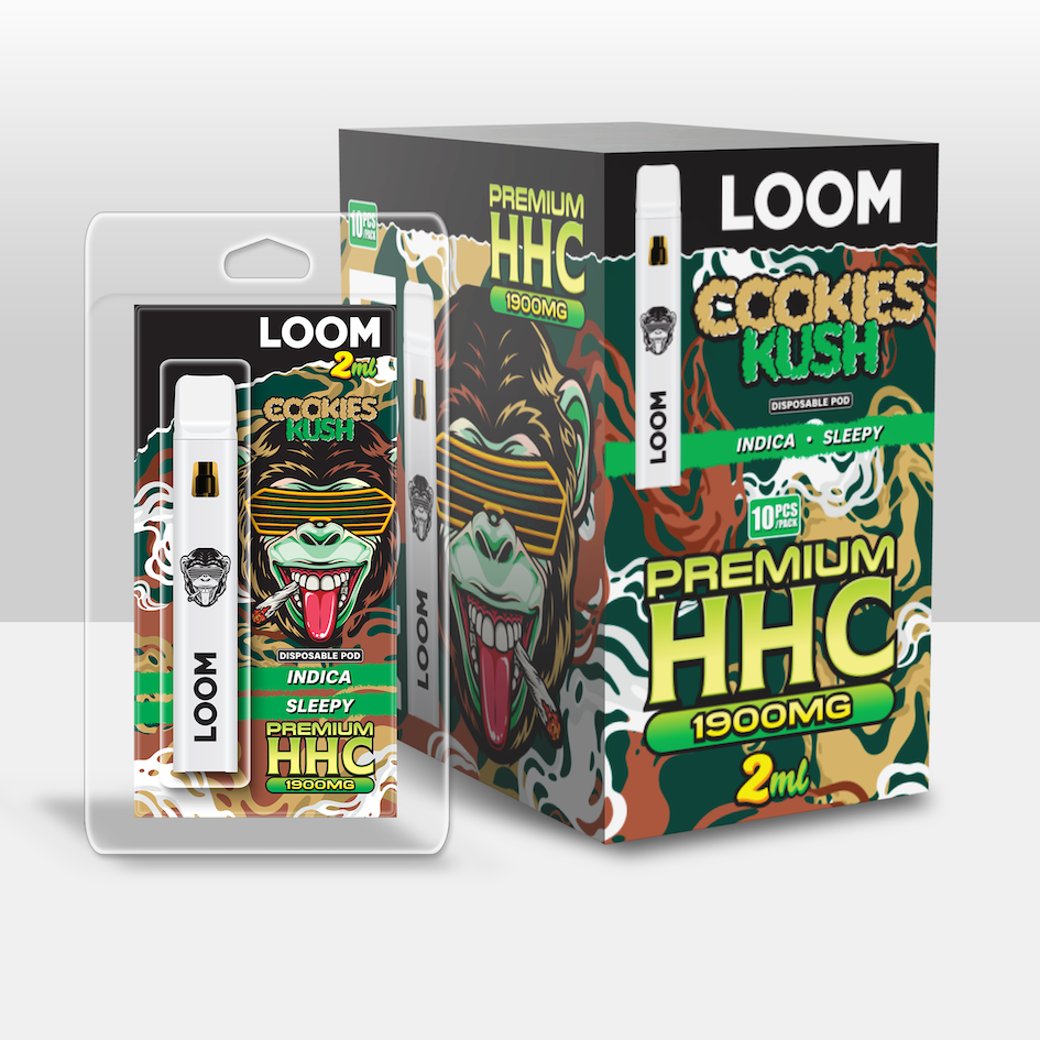 LOOM HHC Cookies Kush 1900mg 2 ml Vape – HHC vape