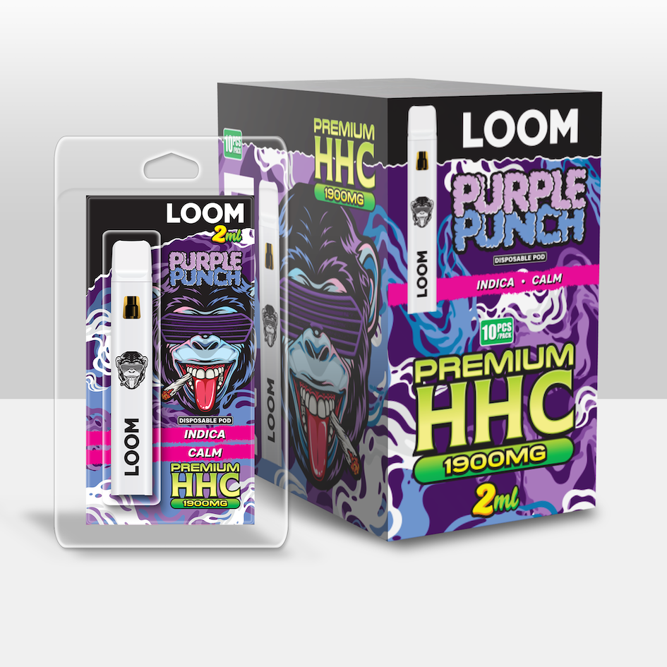 LOOM HHC Purple Punch 1900mg 2 ml Vape – HHC vape