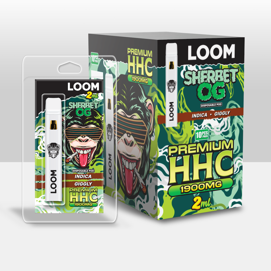 LOOM HHC Sherbet OG 1900mg 2 ml Vape – HHC vape