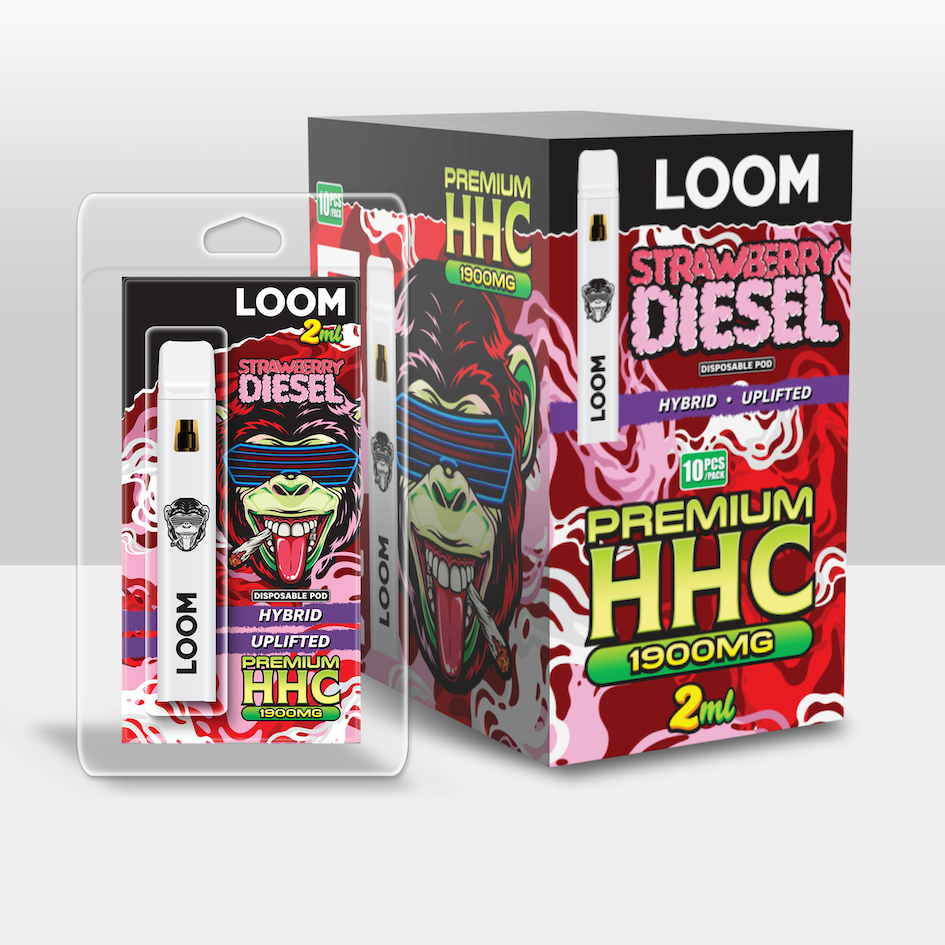 LOOM HHC Strawberry Diesel 1900mg 2 ml Vape – HHC vape