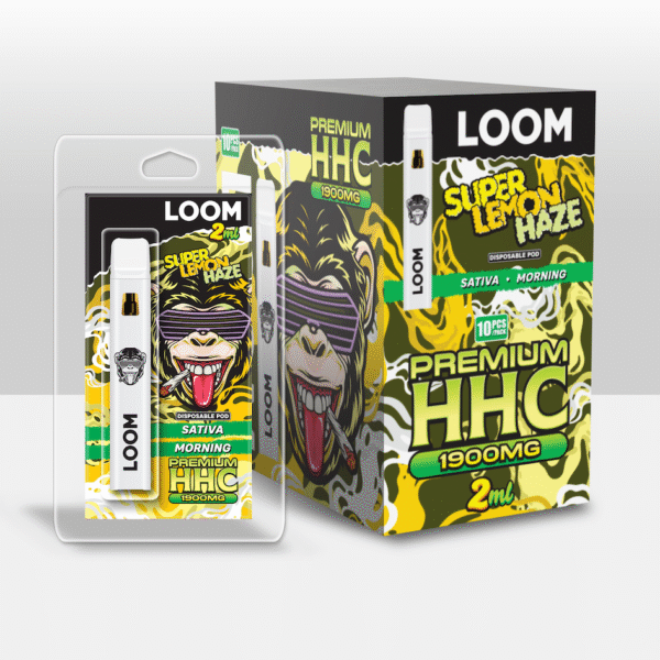 LOOM HHC Super Lemon Haze 1900mg 2ml Vape – HHC vape