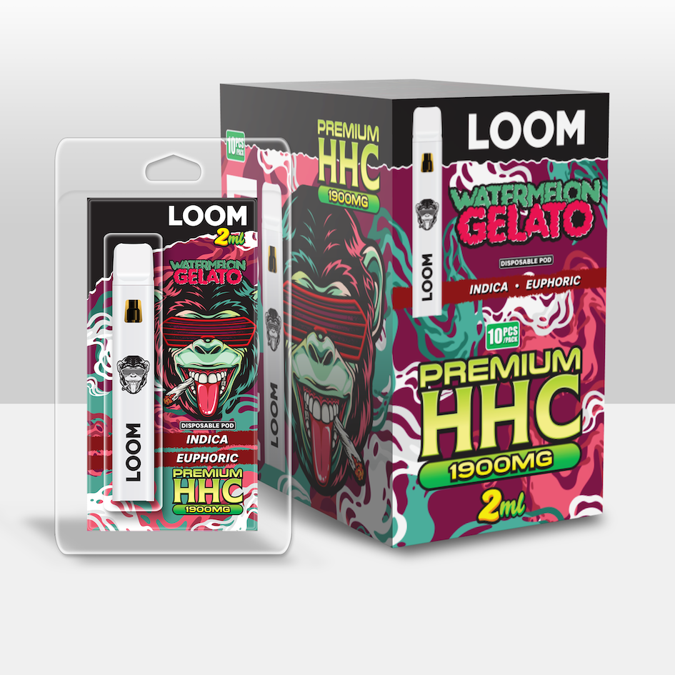 LOOM HHC Watermelon Gelato 1900mg 2 ml Vape – HHC vape