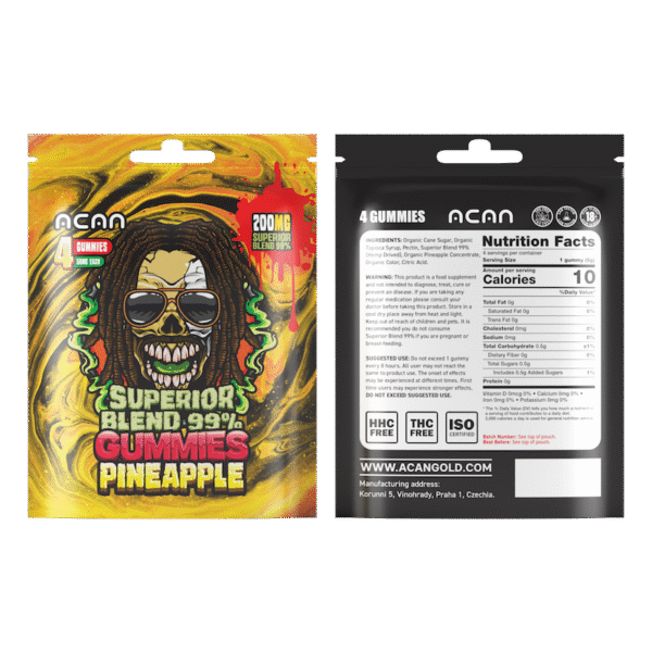 ACAN Gummies Pineapple 200mg