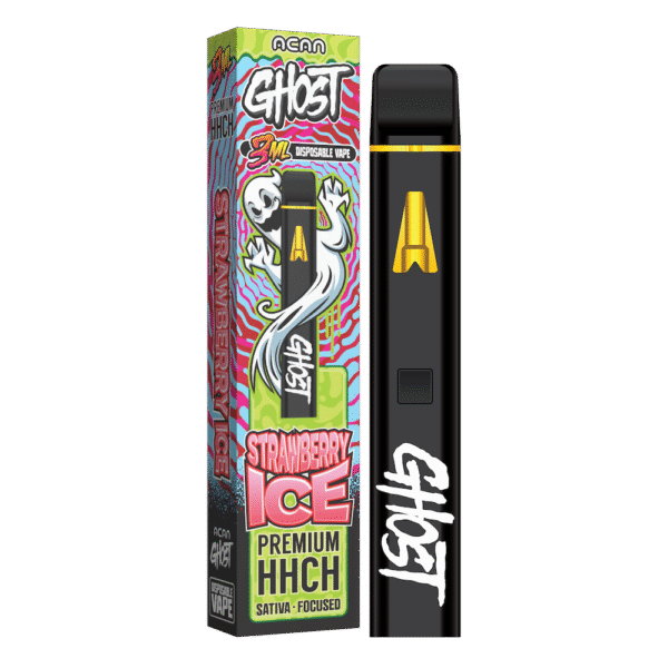 Acan Ghost Strawberry Ice (Sativa) – 3ml – HHC Vape